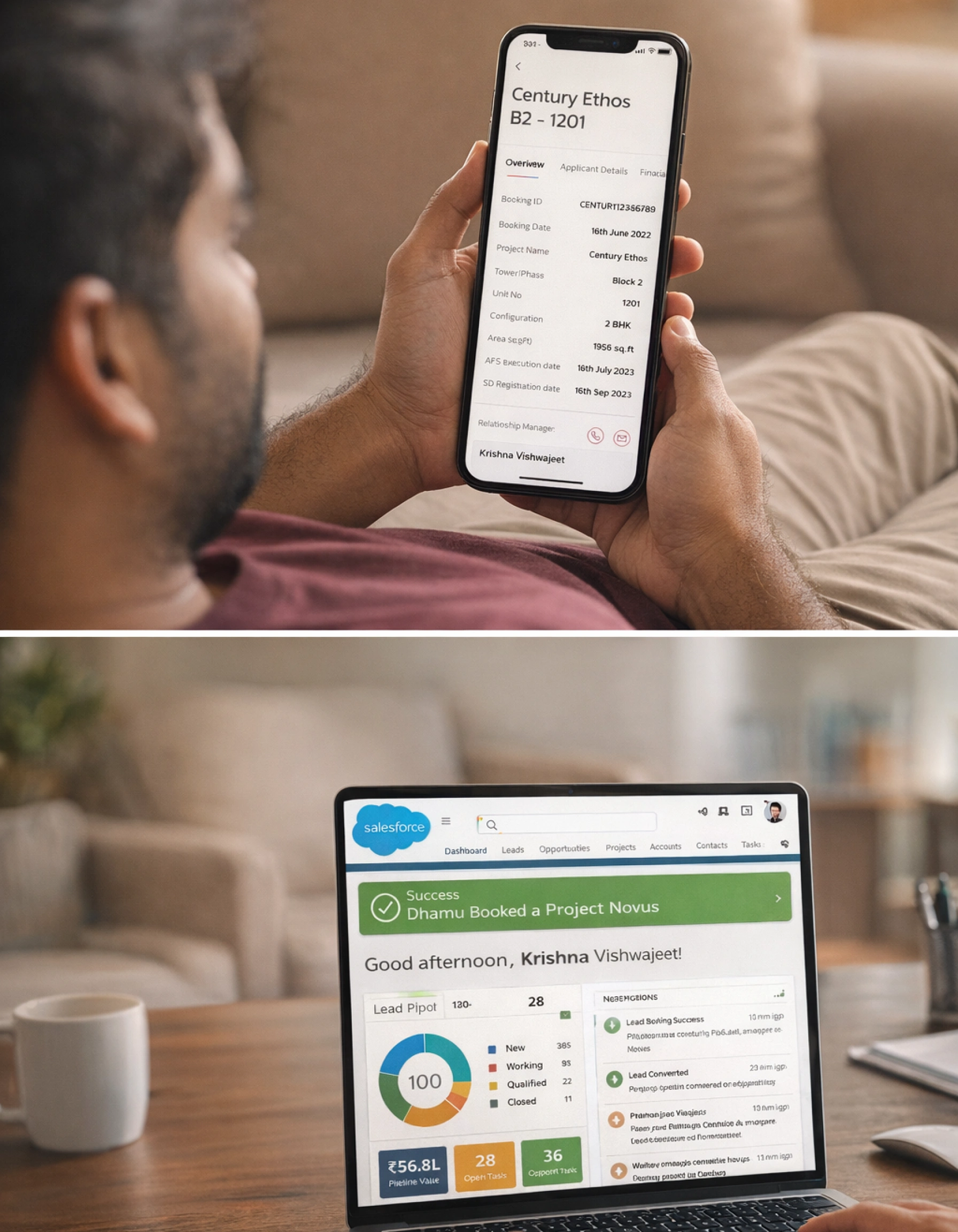 Home service accordion right image